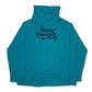 Womens Blue Harley Davidson Spellout Shoal Neck Jumper