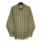 Mens Green Covington Corduroy Long Sleeve Shirt
