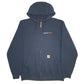 Mens Navy Carhartt  Full Zip Jumper