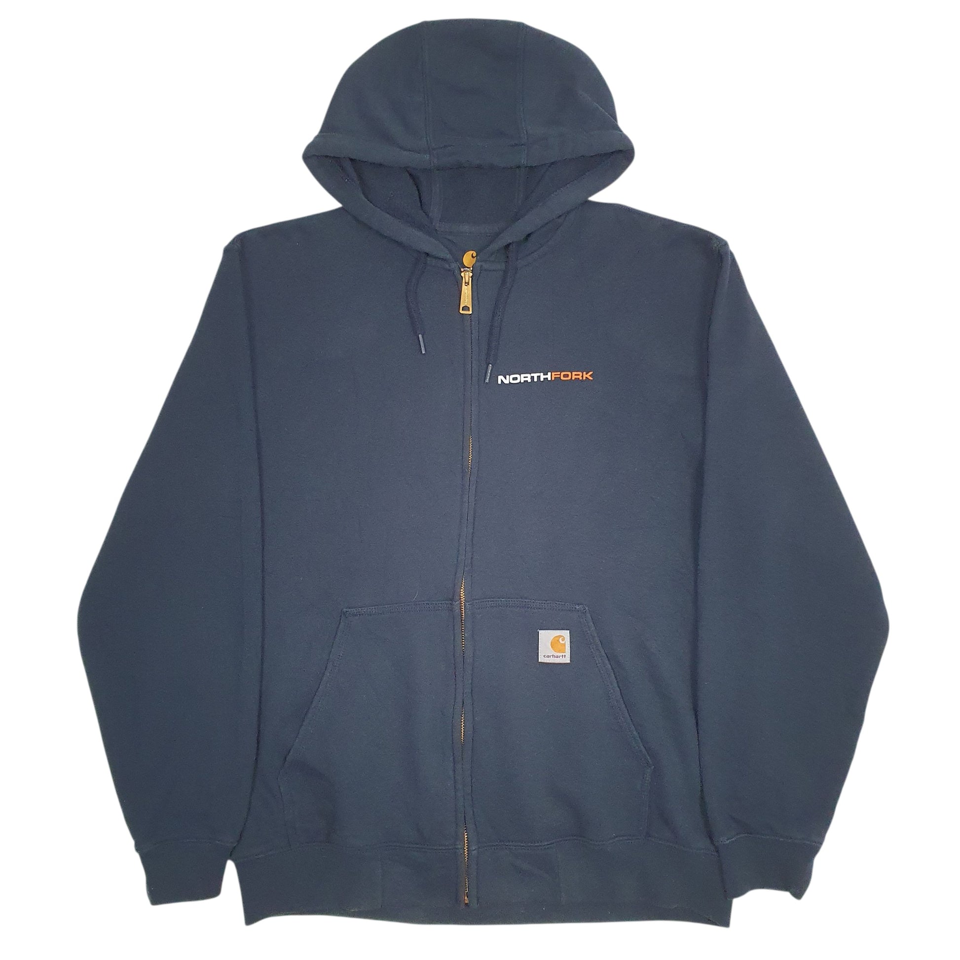 Mens Navy Carhartt  Full Zip Jumper