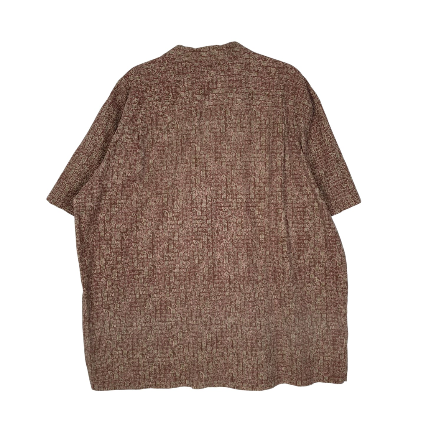 Mens Brown L.L.Bean Paisley  Shirt