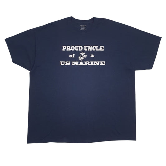 Mens Navy Gildan  Short Sleeve T Shirt