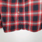 Mens Red Woolrich Plaid  Shirt