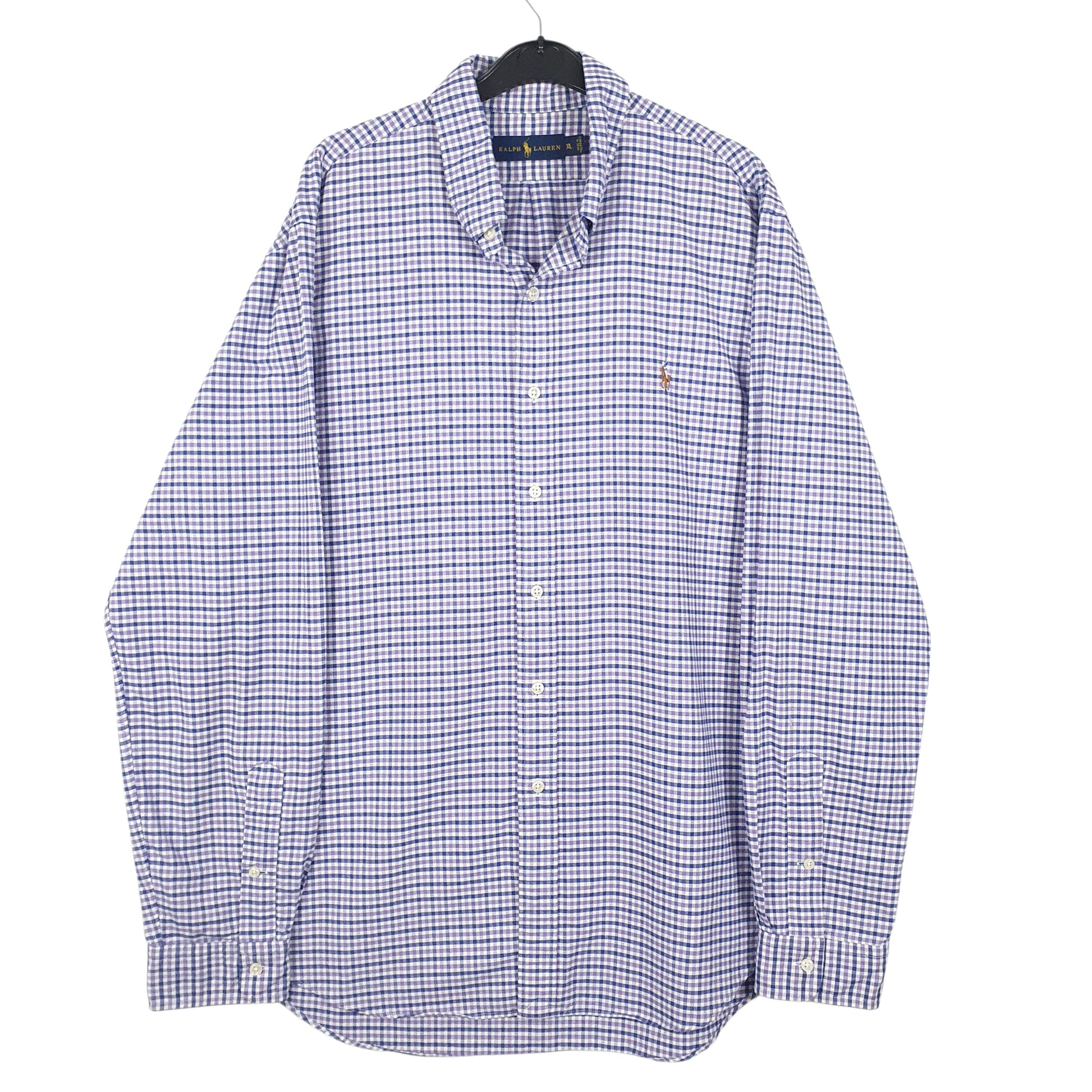 Mens Purple Ralph Lauren  Long Sleeve Shirt