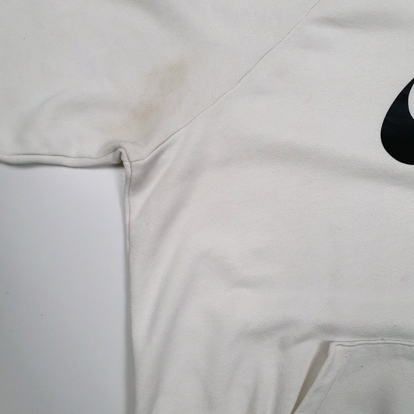 Womens White Nike Baggy Hoodie Jumper