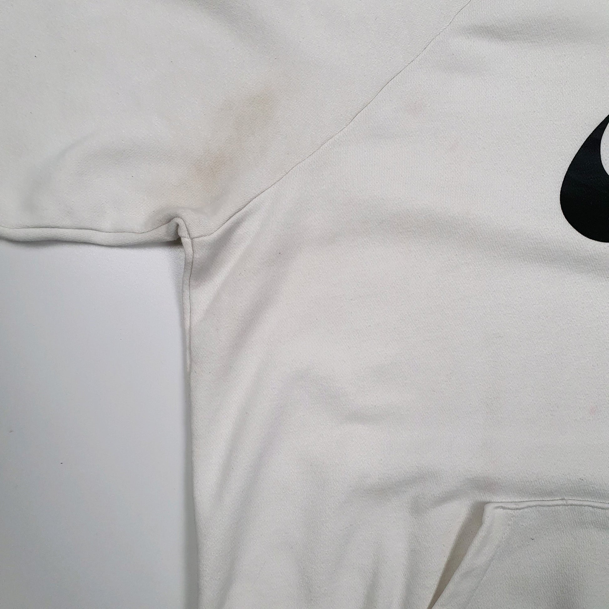 Womens White Nike Baggy Hoodie Jumper