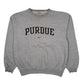 Mens Grey Nike Team Vintage 2000s Purdue Crewneck Jumper