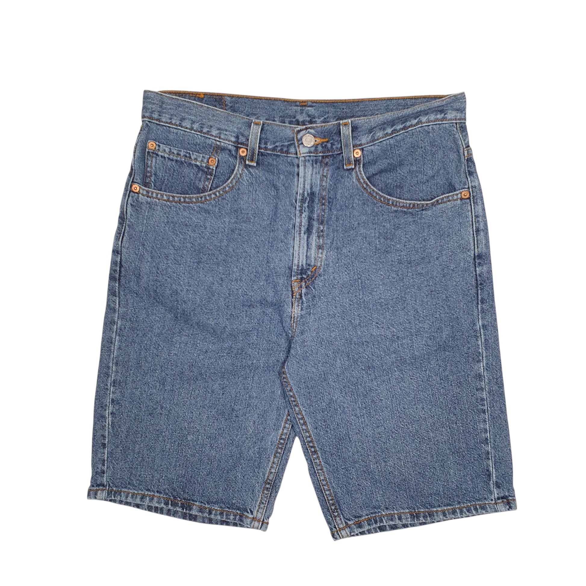 Mens Blue Levis Vintage 00s 505 Denim Shorts