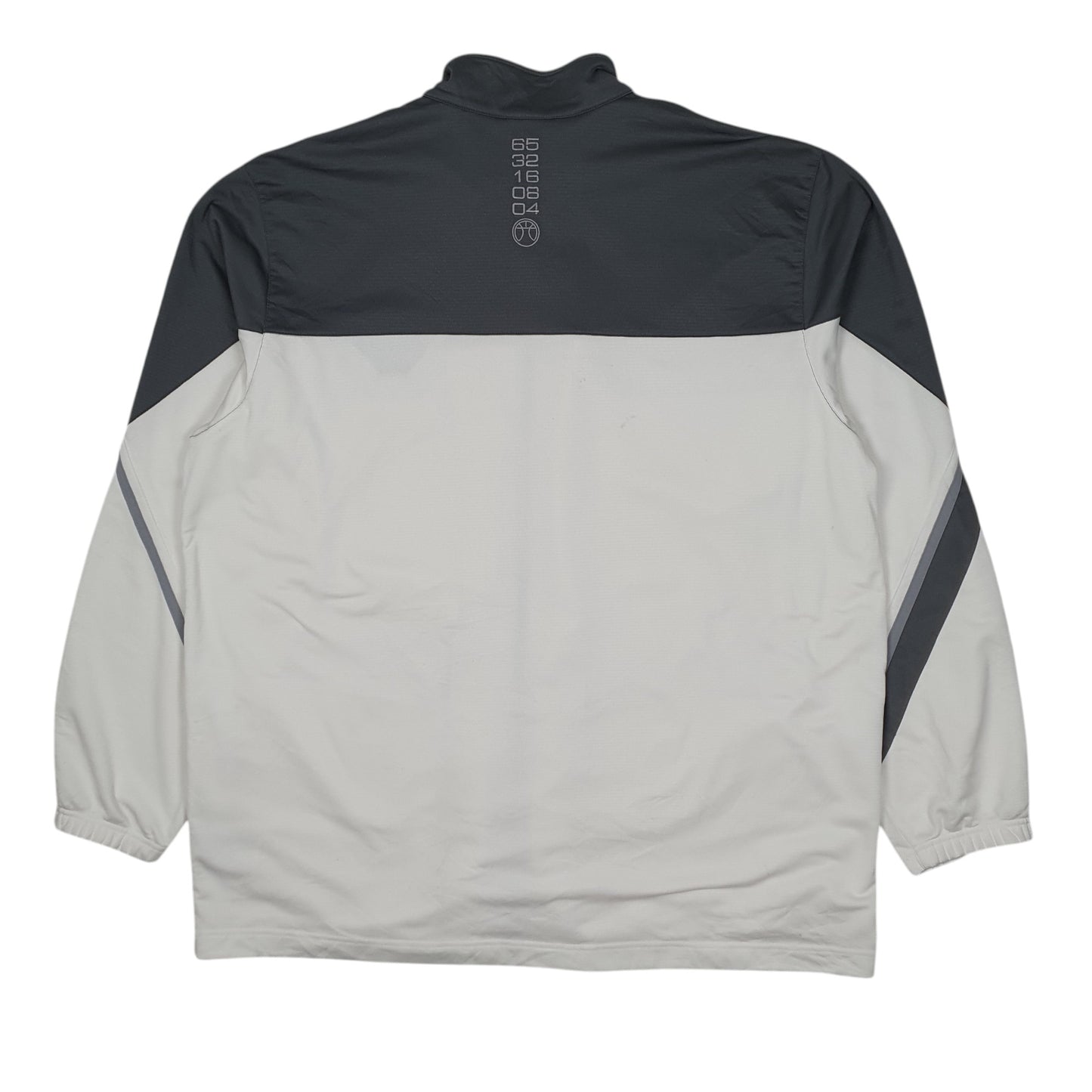 Mens White Nike Elite Full Zip Jumper