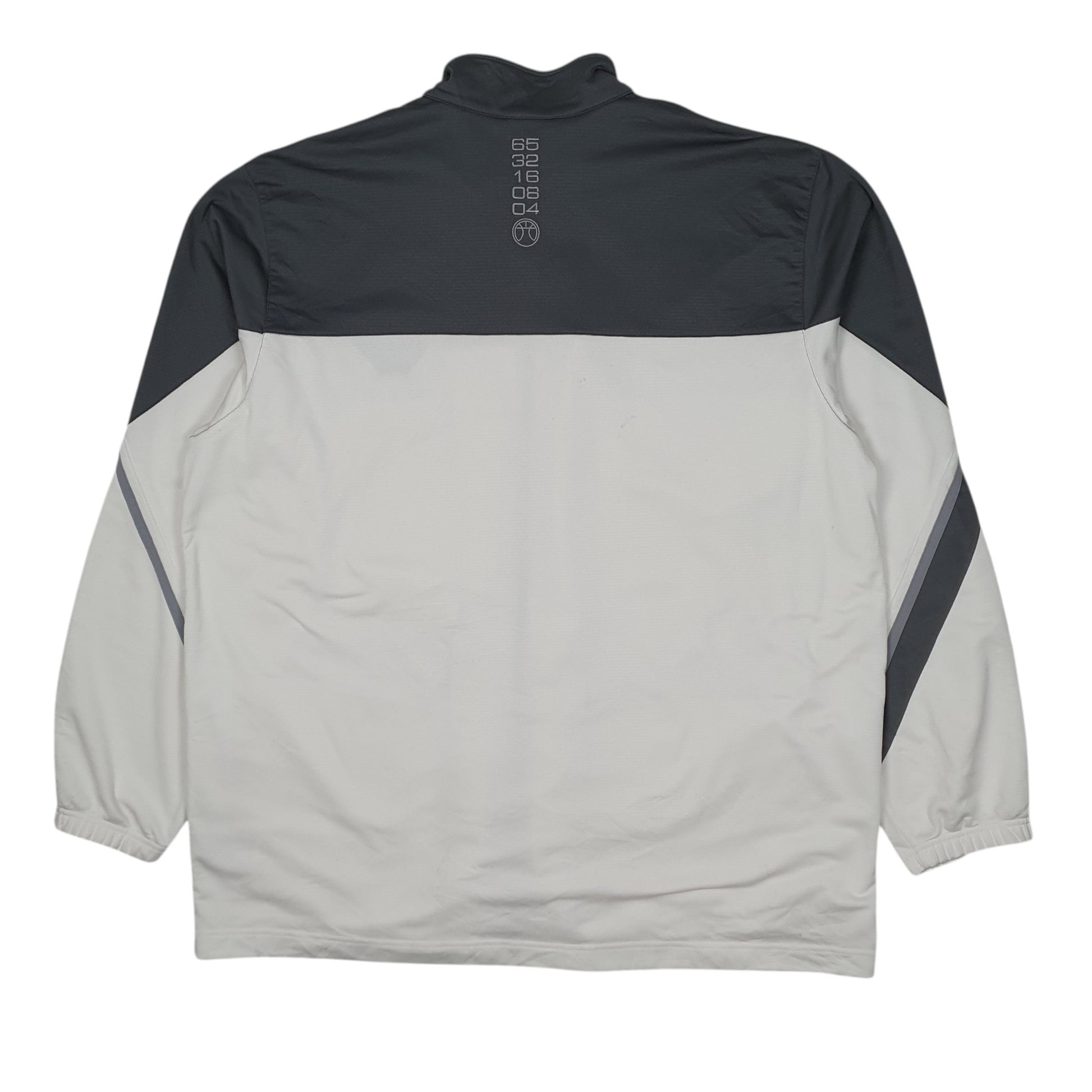 Mens White Nike Elite Full Zip Jumper