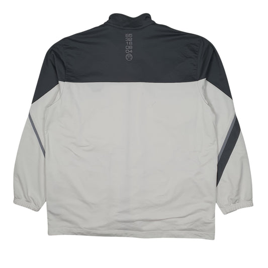 Mens White Nike Elite Full Zip Jumper