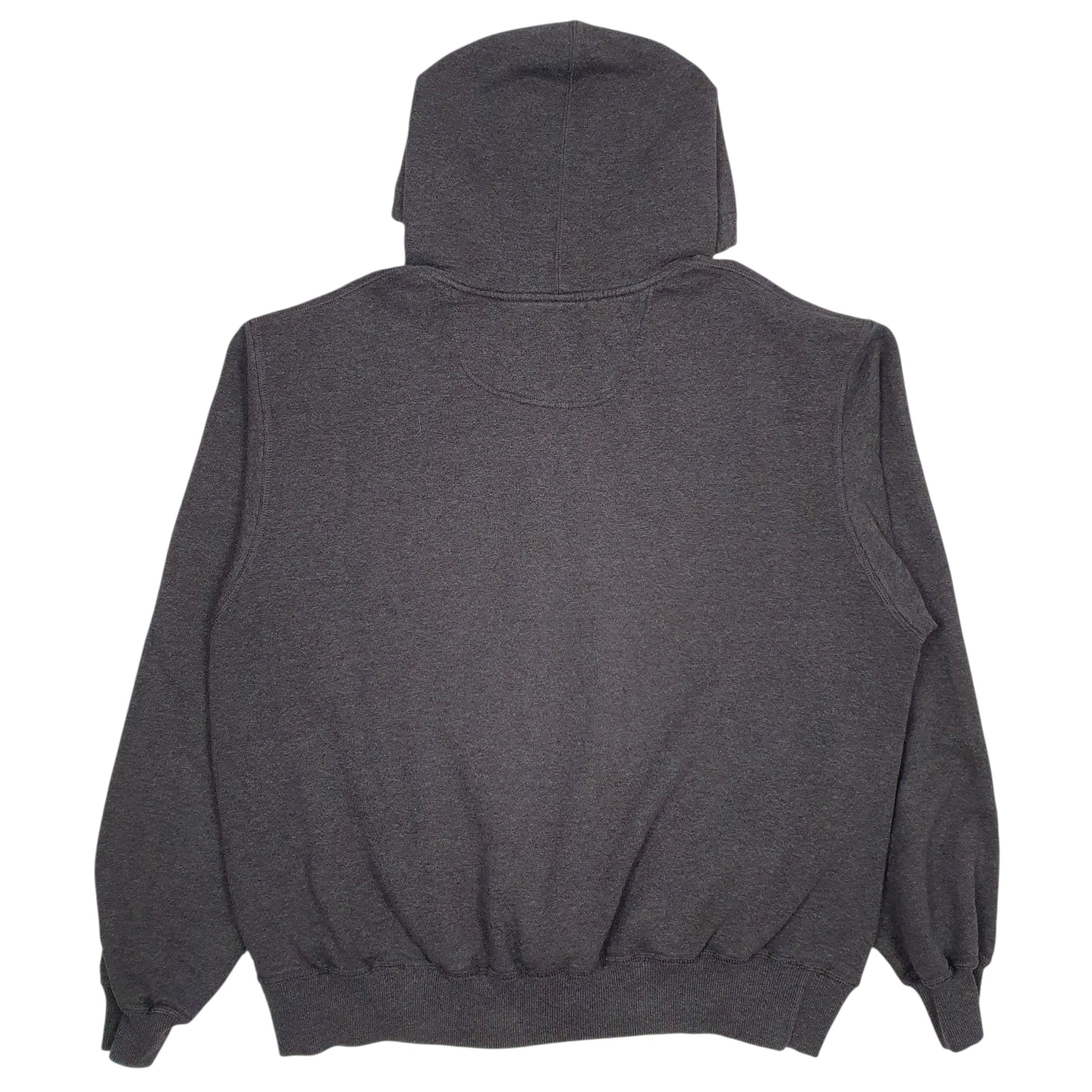 Mens Grey Champion Spellout Hoodie Jumper