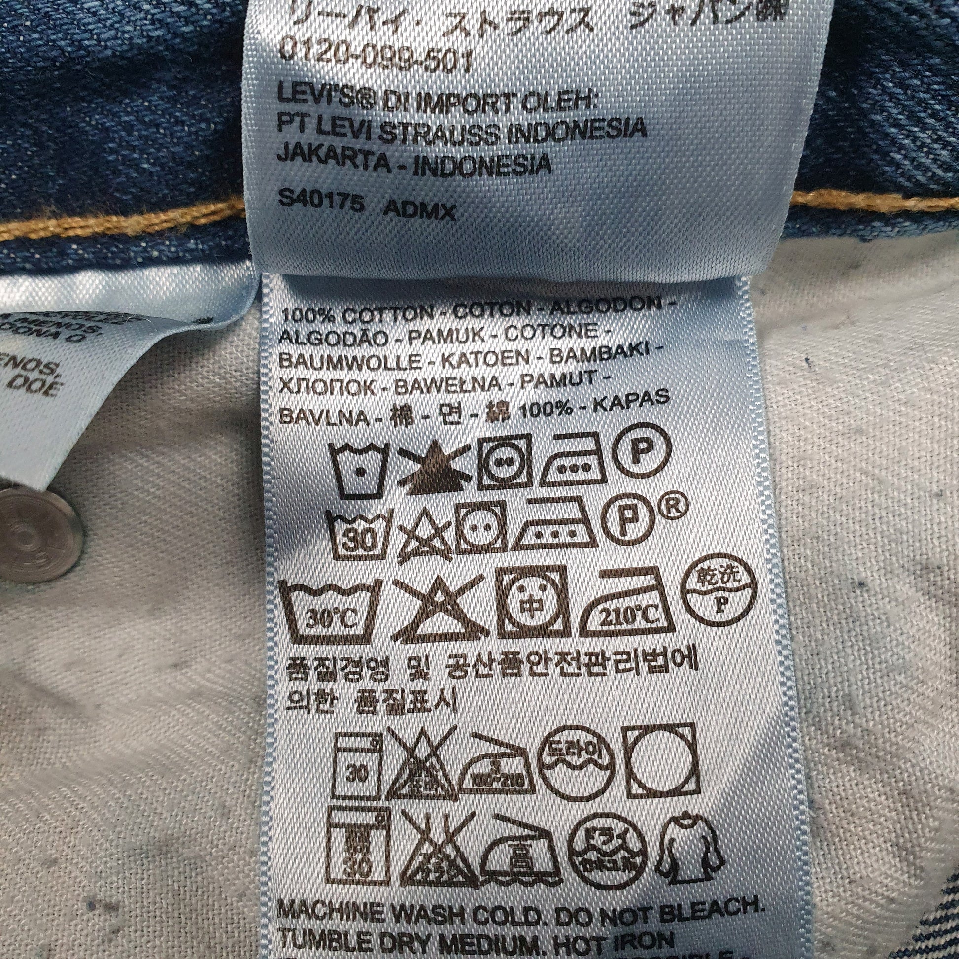 Mens Blue Levis   Jeans