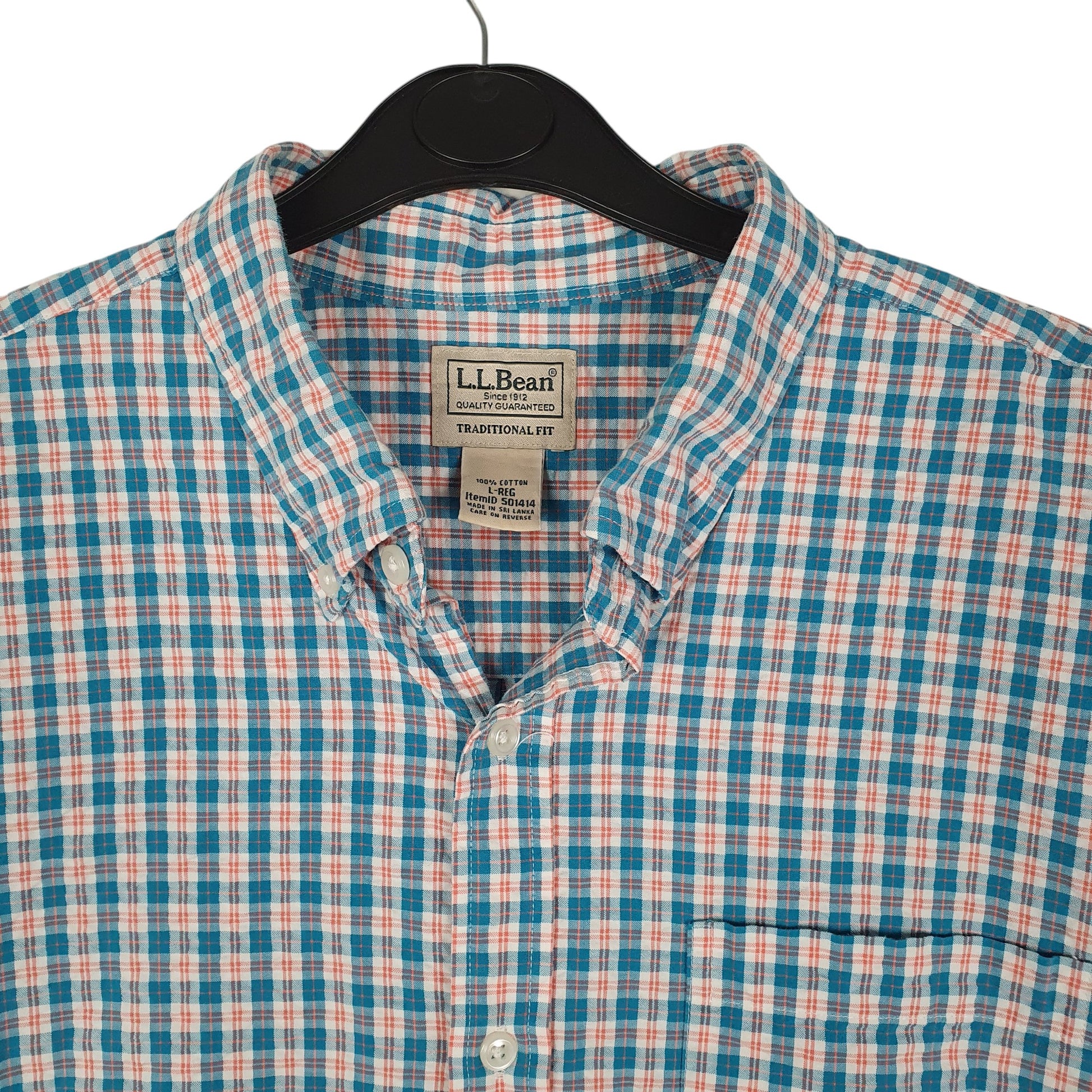 Mens Blue L.L.Bean   Shirt
