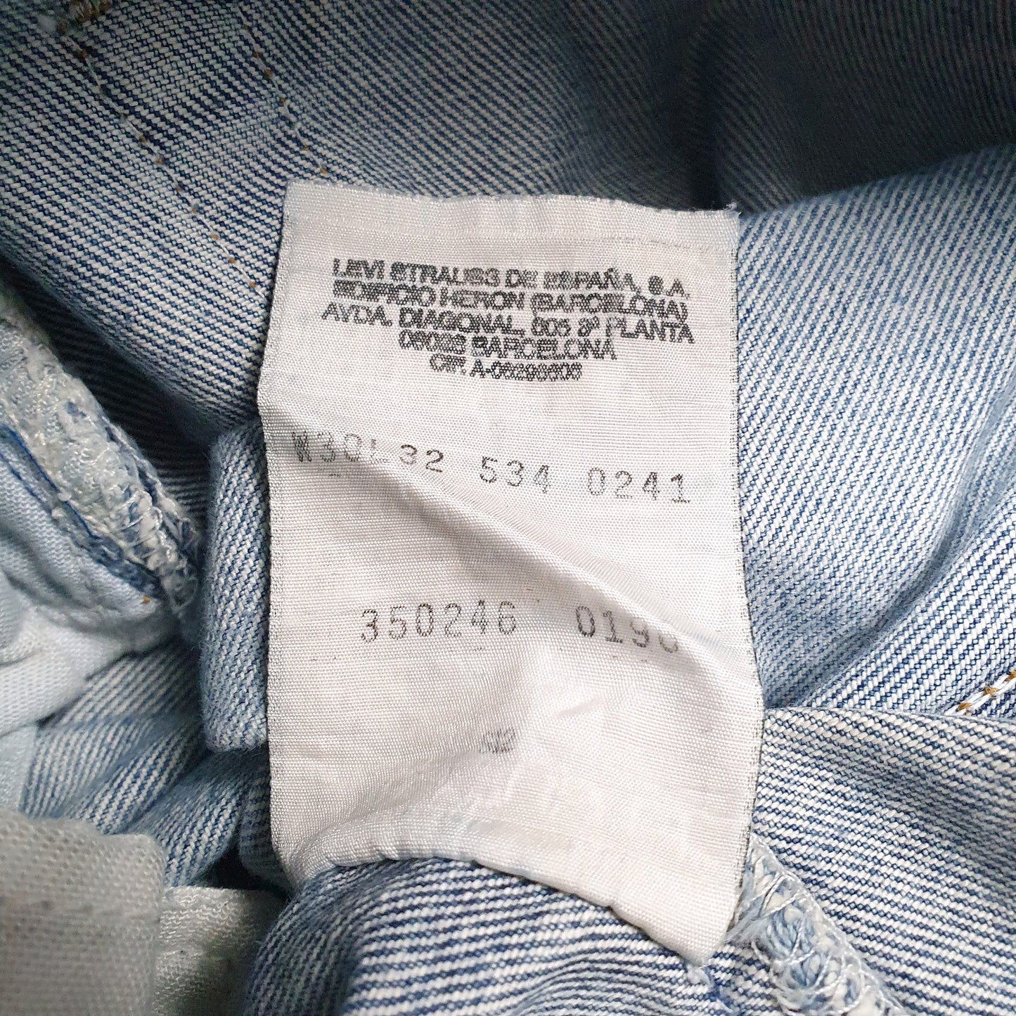 Mens Blue Levis Vintage 90s  Jeans