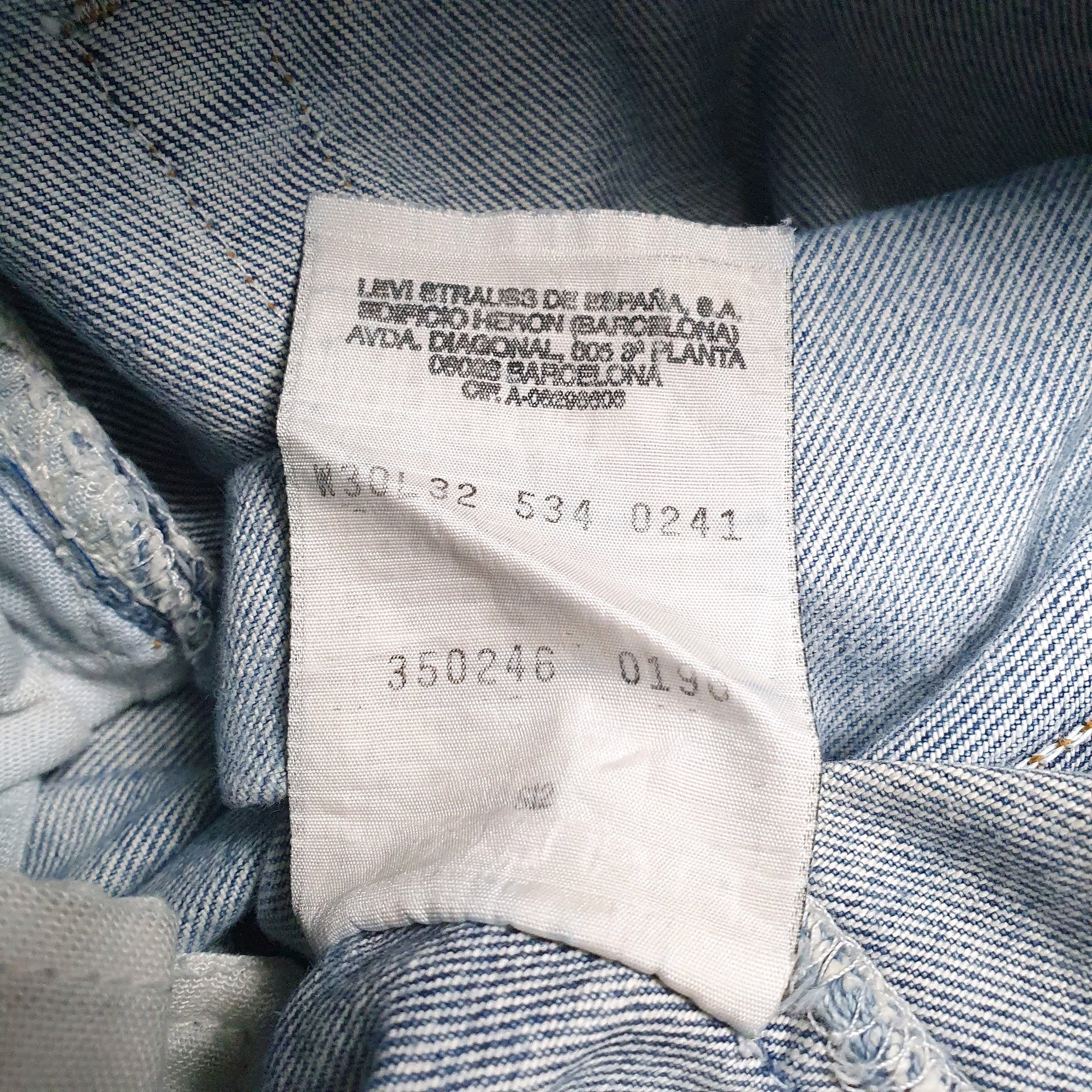 Mens Blue Levis Vintage 90s  Jeans