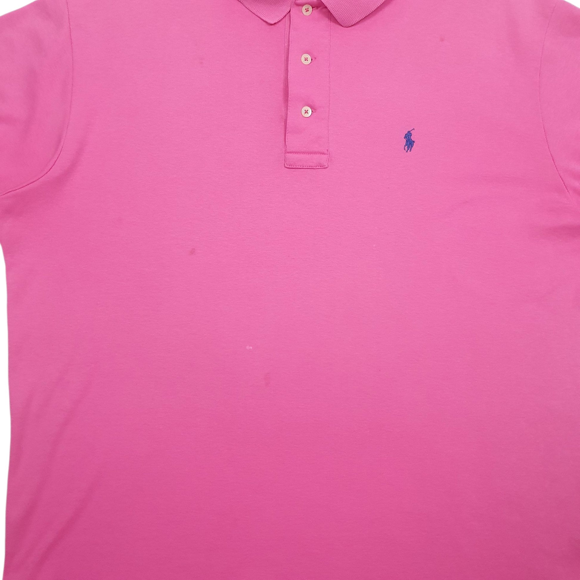 Mens Pink Polo Ralph Lauren Vintage Made In USA  Polo Shirt