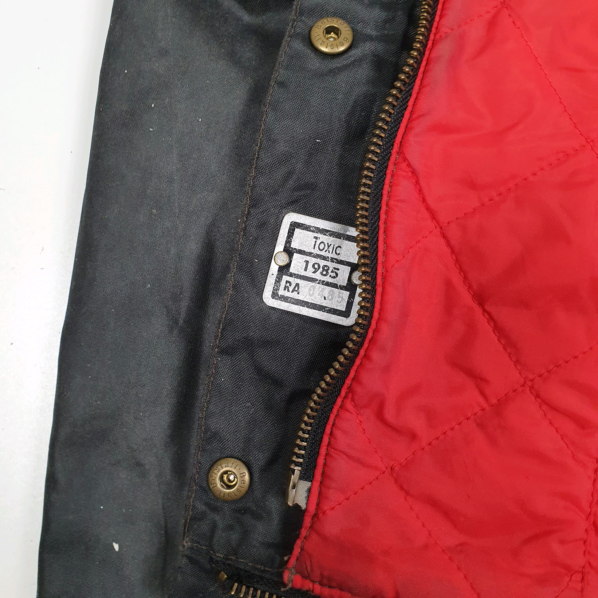 Womens Black Belstaff Cropped Toxic  Coat