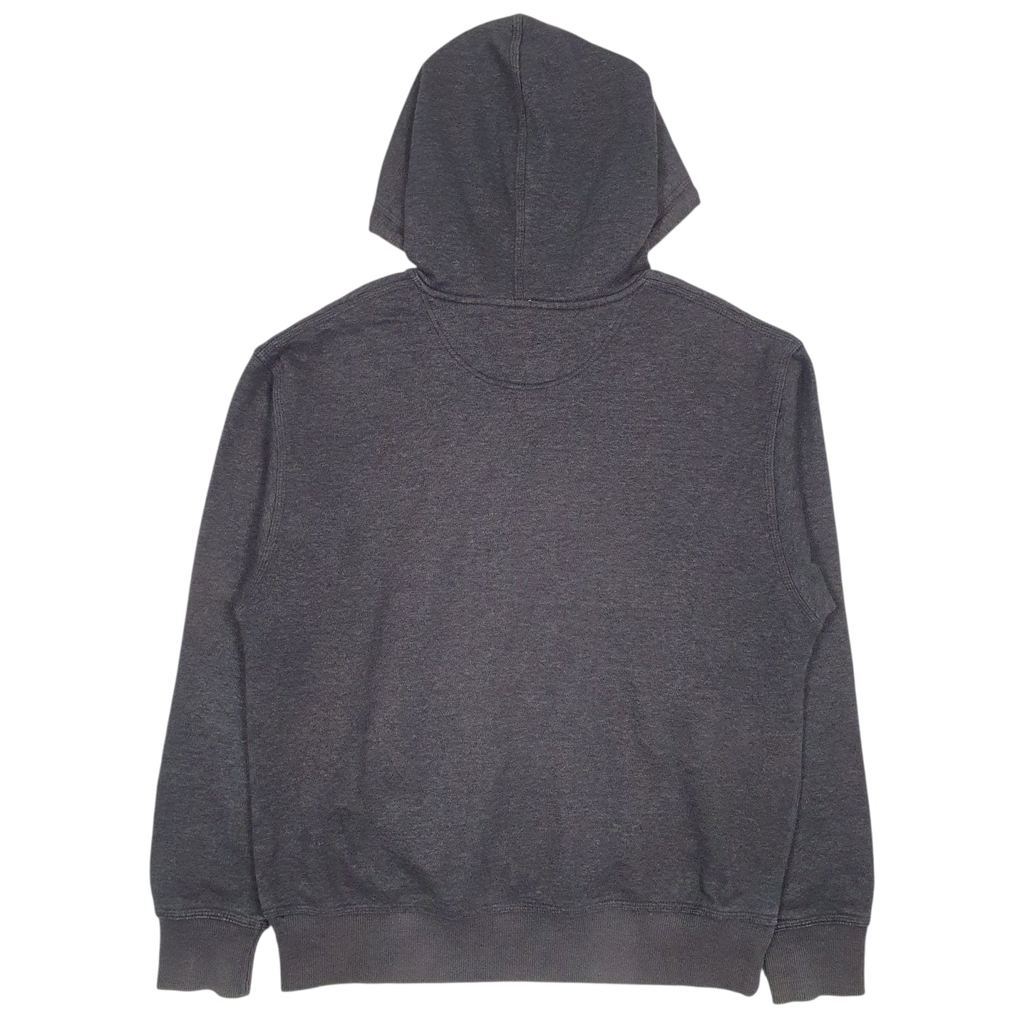 Mens Grey Champion Spellout Hoodie Jumper