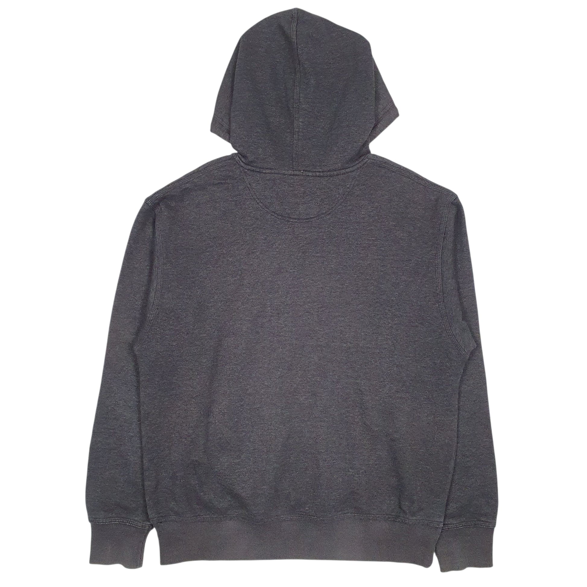 Mens Grey Champion Spellout Hoodie Jumper