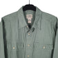 Mens Green L.L.Bean Canvas  Shirt