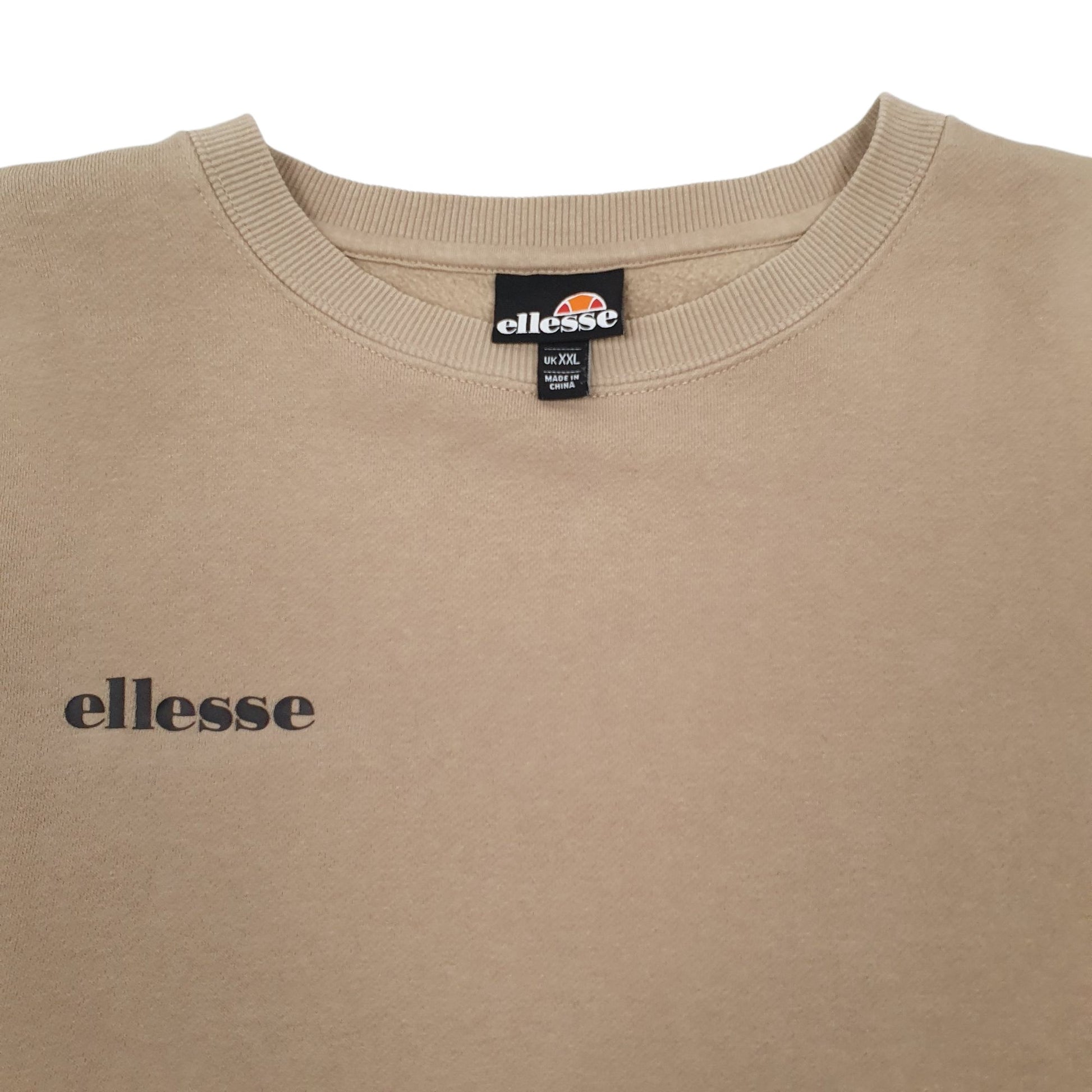 Mens Brown Ellesse  Crewneck Jumper