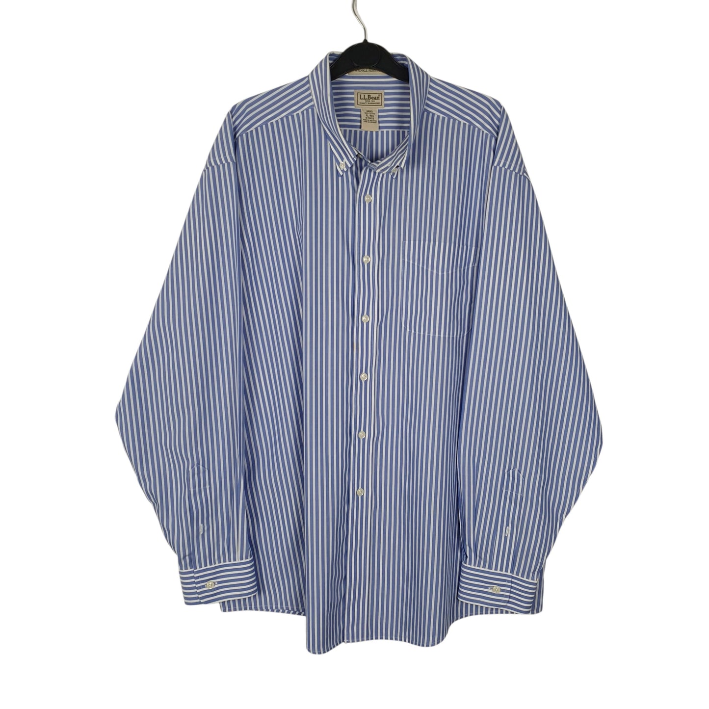 Mens Blue L.L.Bean  Long Sleeve Shirt