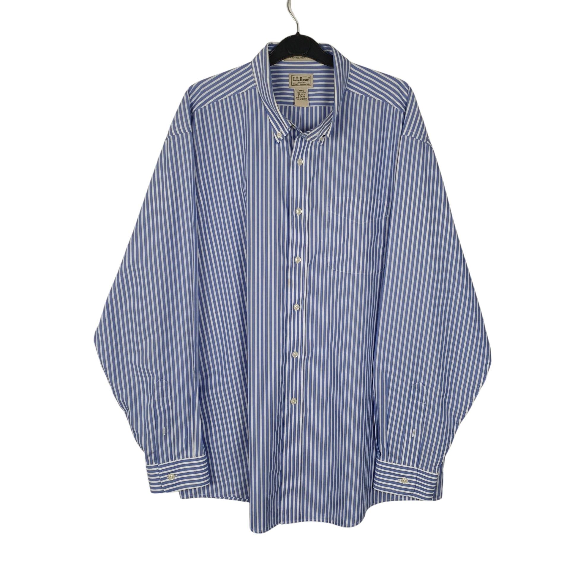 Mens Blue L.L.Bean  Long Sleeve Shirt