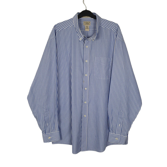 Mens Blue L.L.Bean  Long Sleeve Shirt