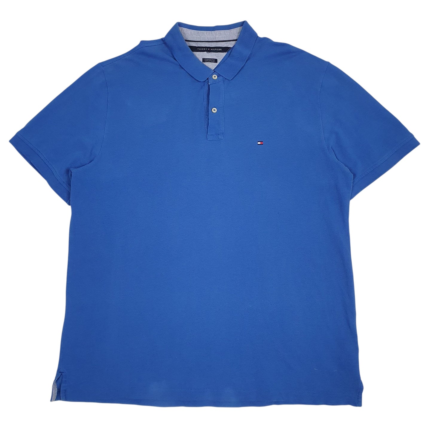 Mens Blue Tommy Hilfiger  Short Sleeve Polo Shirt