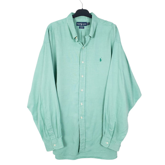 Mens Green Ralph Lauren  Long Sleeve Shirt