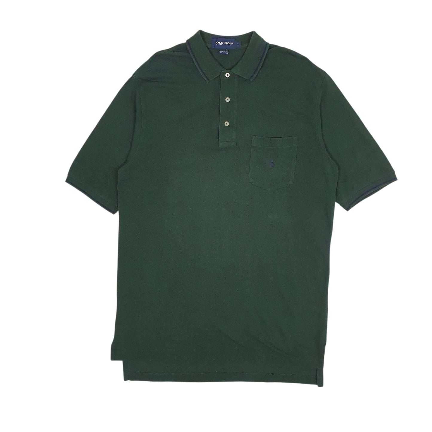 Mens Green Polo Ralph Lauren Golf Short Sleeve Polo Shirt