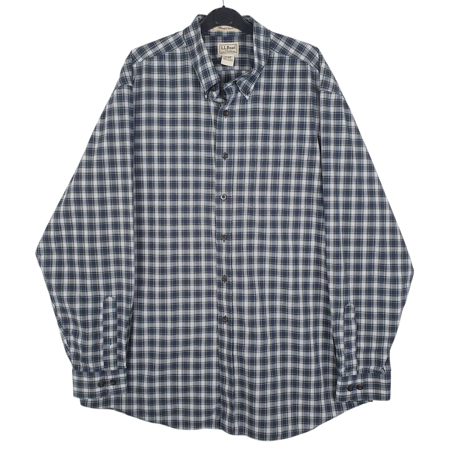 Mens Blue L.L.Bean  Long Sleeve Shirt