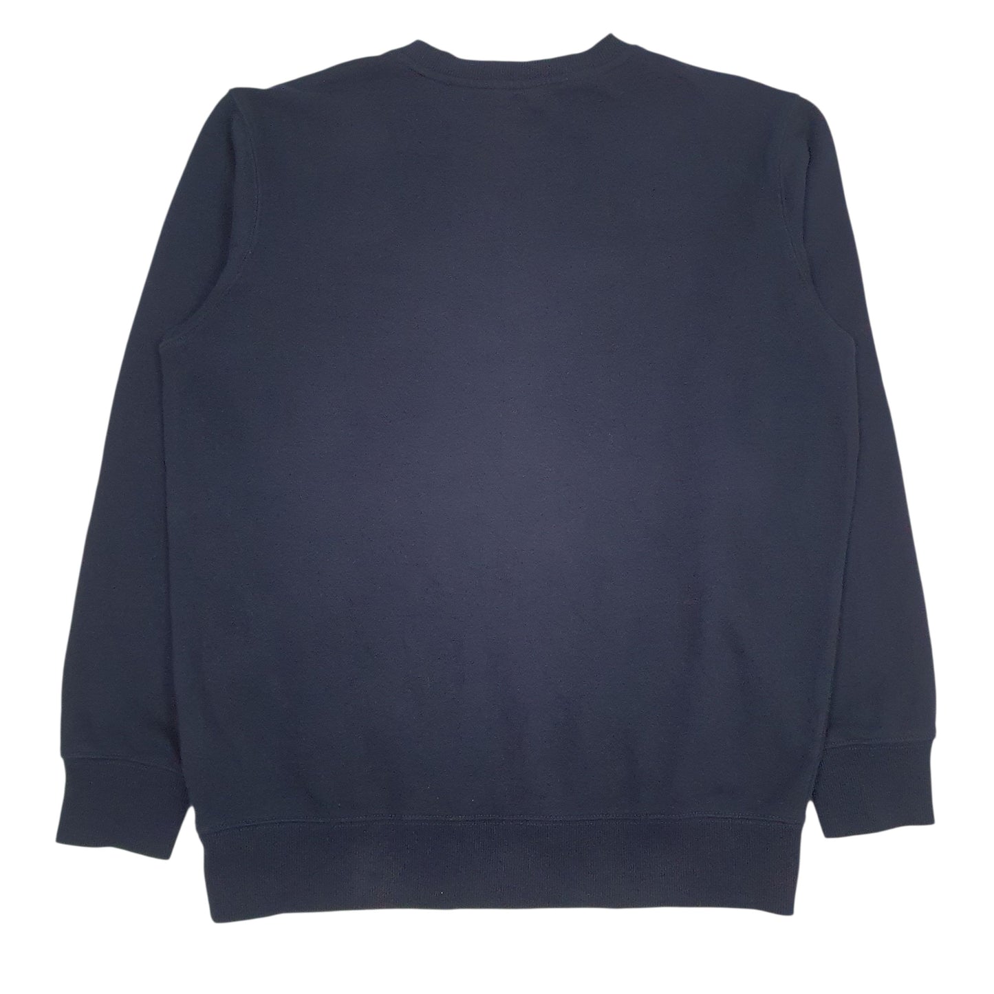 Mens Navy Fila Spellout Crewneck Jumper