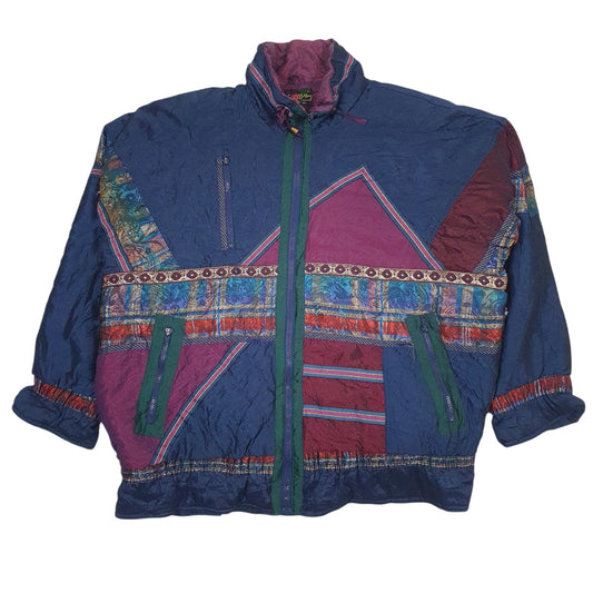 Mens Navy G 4000 Vintage 90s Baggy Funky  Coat