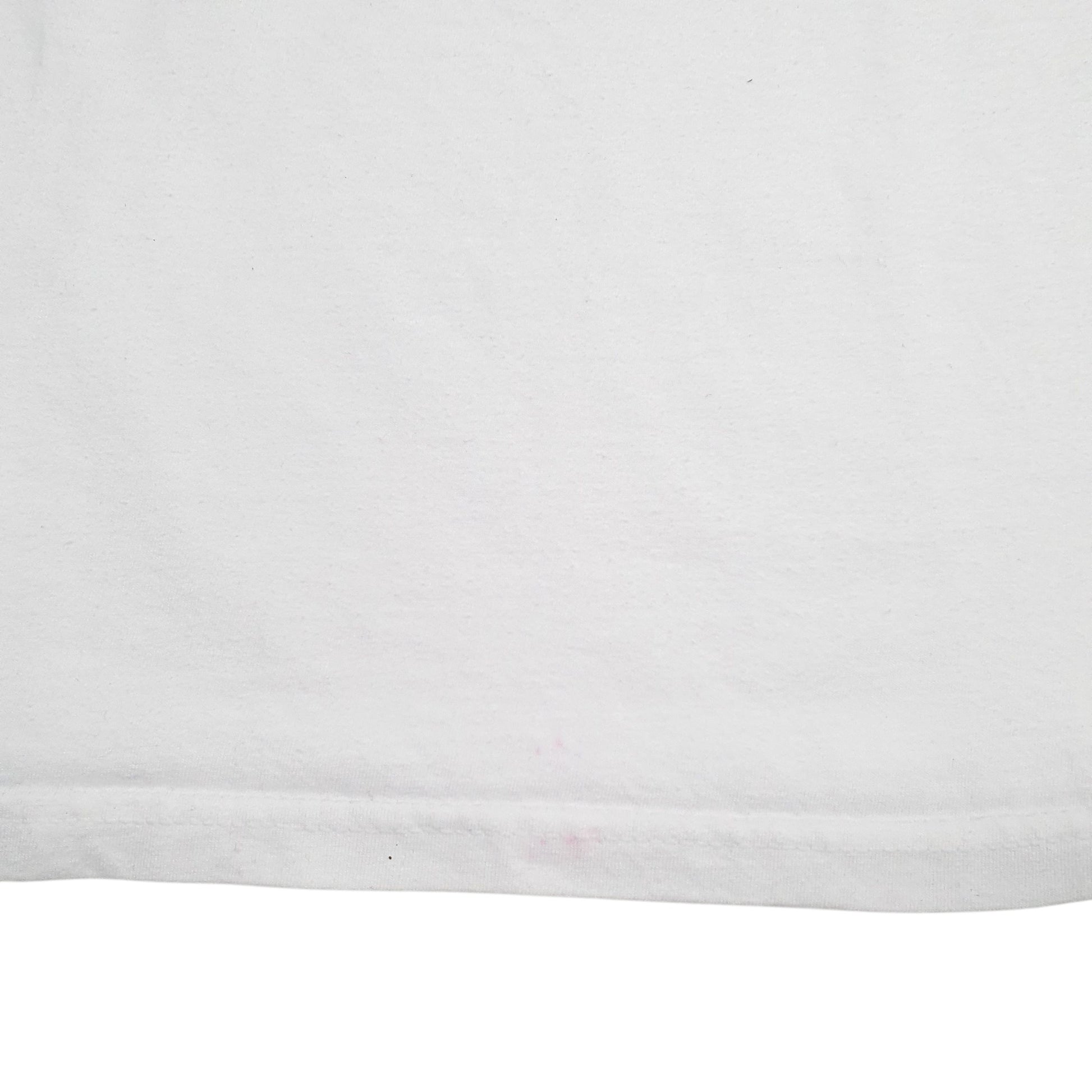 Womens White Gildan  Crewneck T Shirt