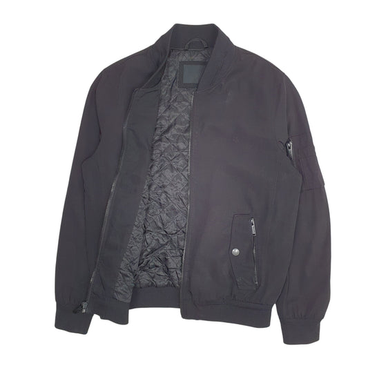 Mens Black Calvin Klein Windbreaker  Coat
