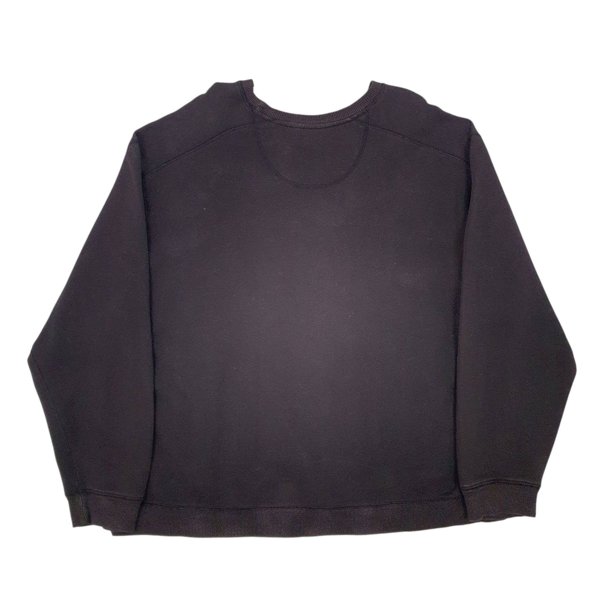 Mens Black Starter  Crewneck Jumper