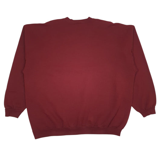 Mens Burgundy Champion  Crewneck Jumper