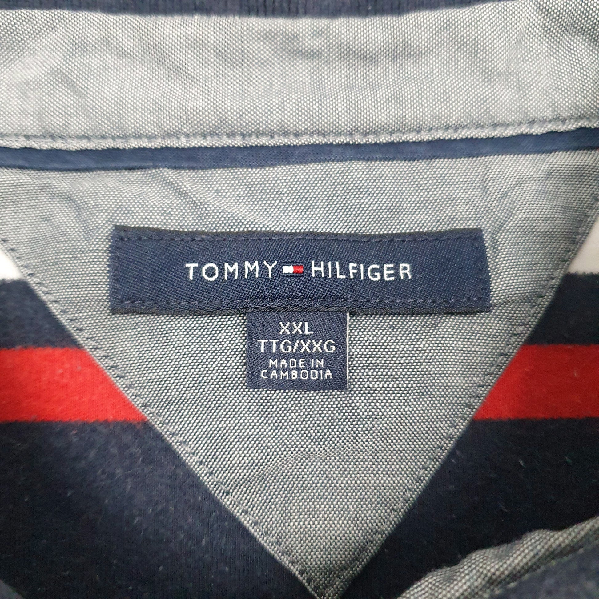 Mens Navy Tommy Hilfiger   Polo Shirt