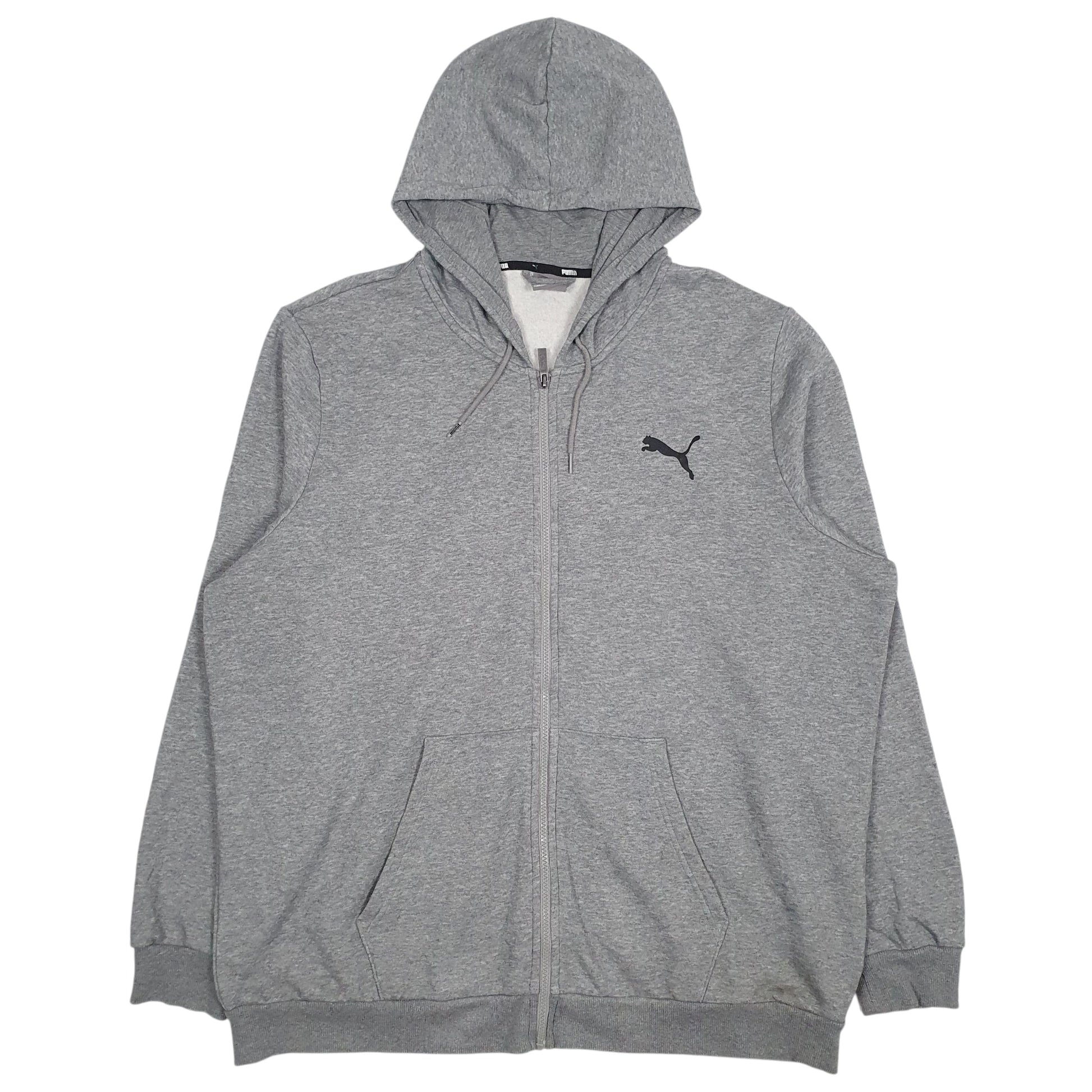 Mens Grey Puma  Full Zip Jumper