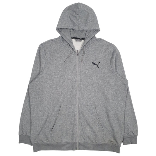 Mens Grey Puma  Full Zip Jumper
