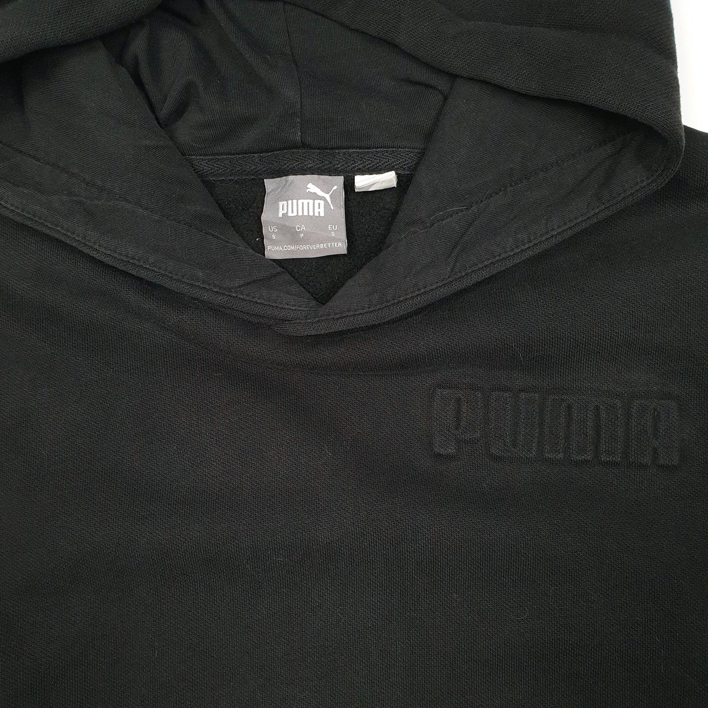 Mens Black Puma  Hoodie Jumper