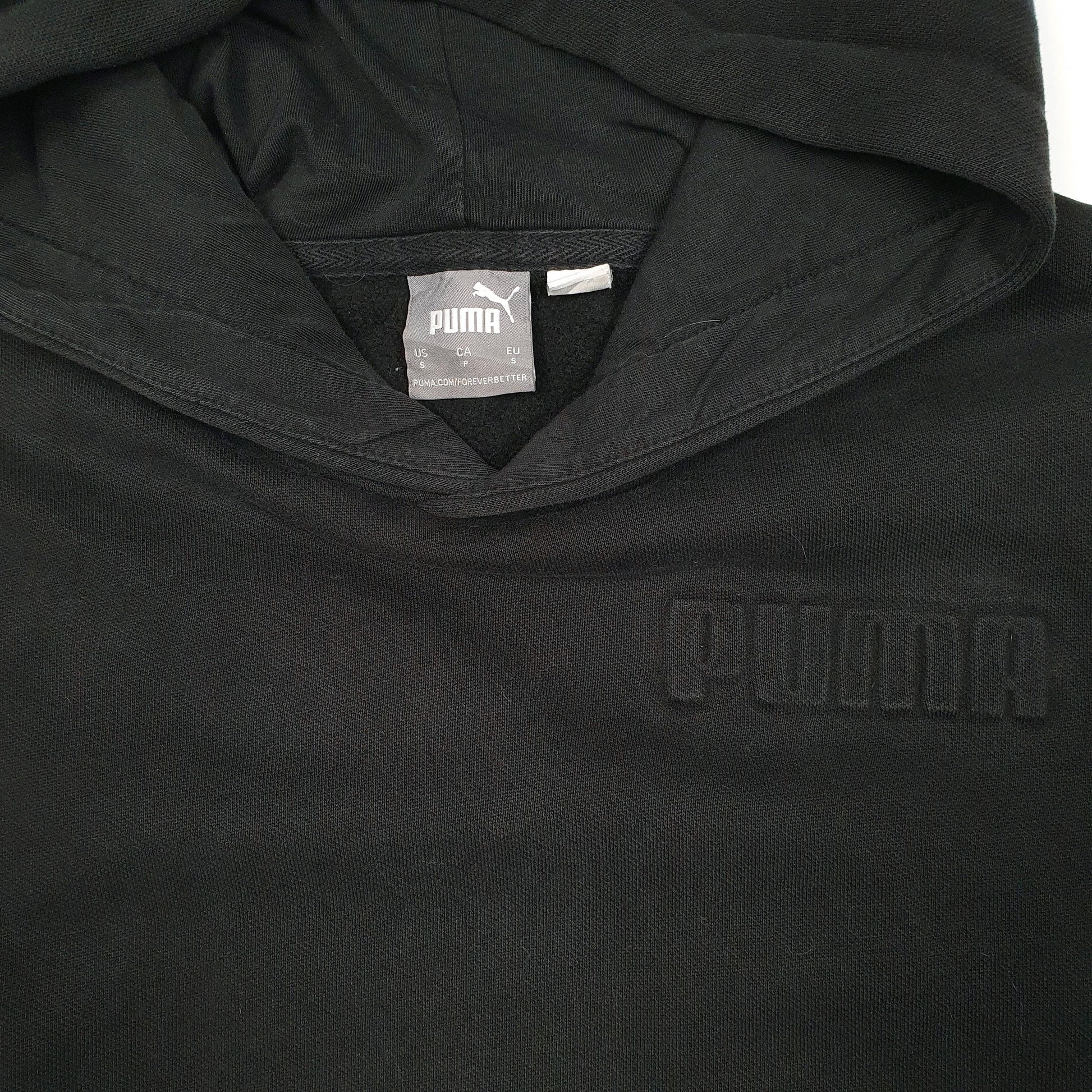 Mens Black Puma  Hoodie Jumper
