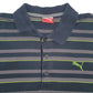 Mens Black Puma   Polo Shirt
