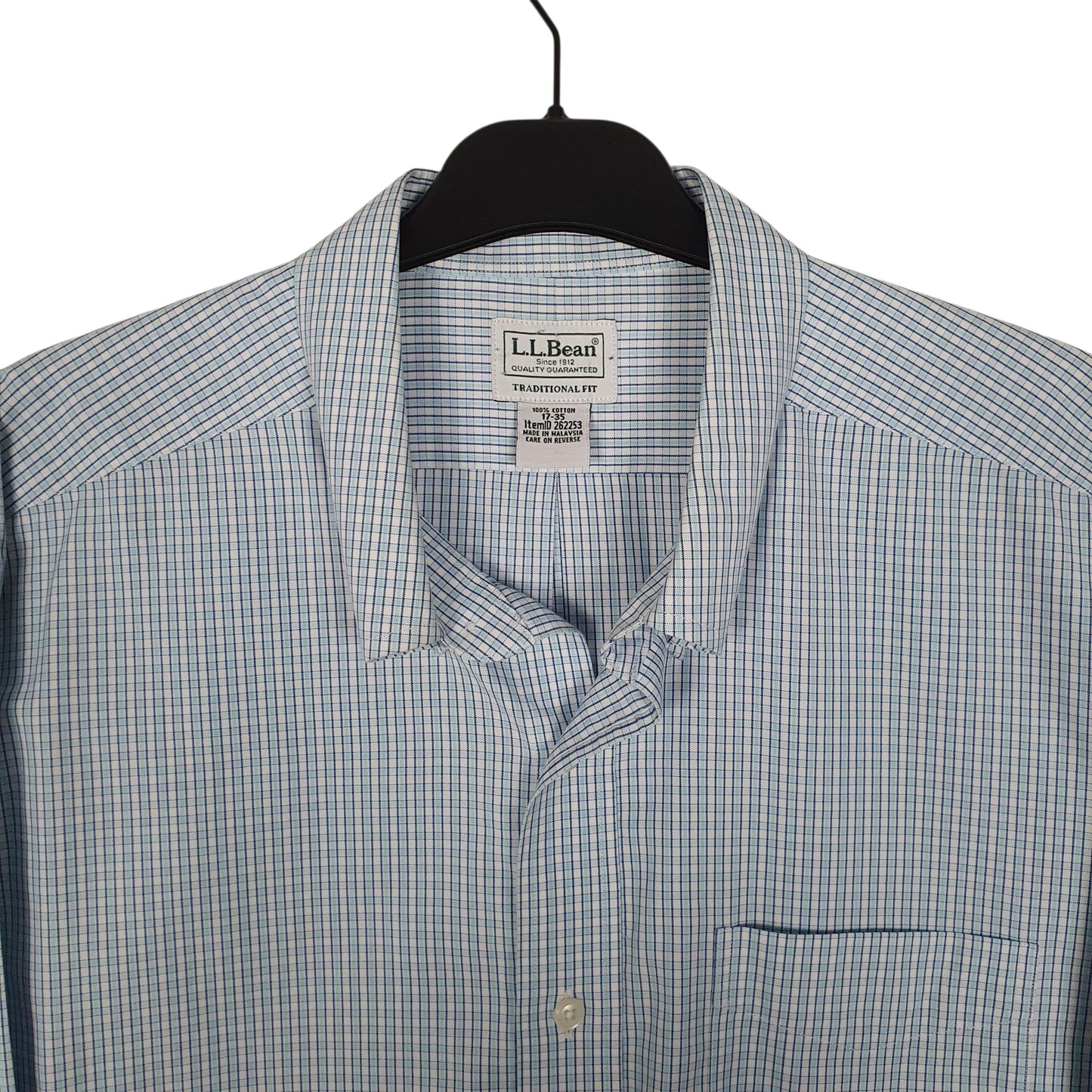 Mens Blue L.L.Bean   Shirt
