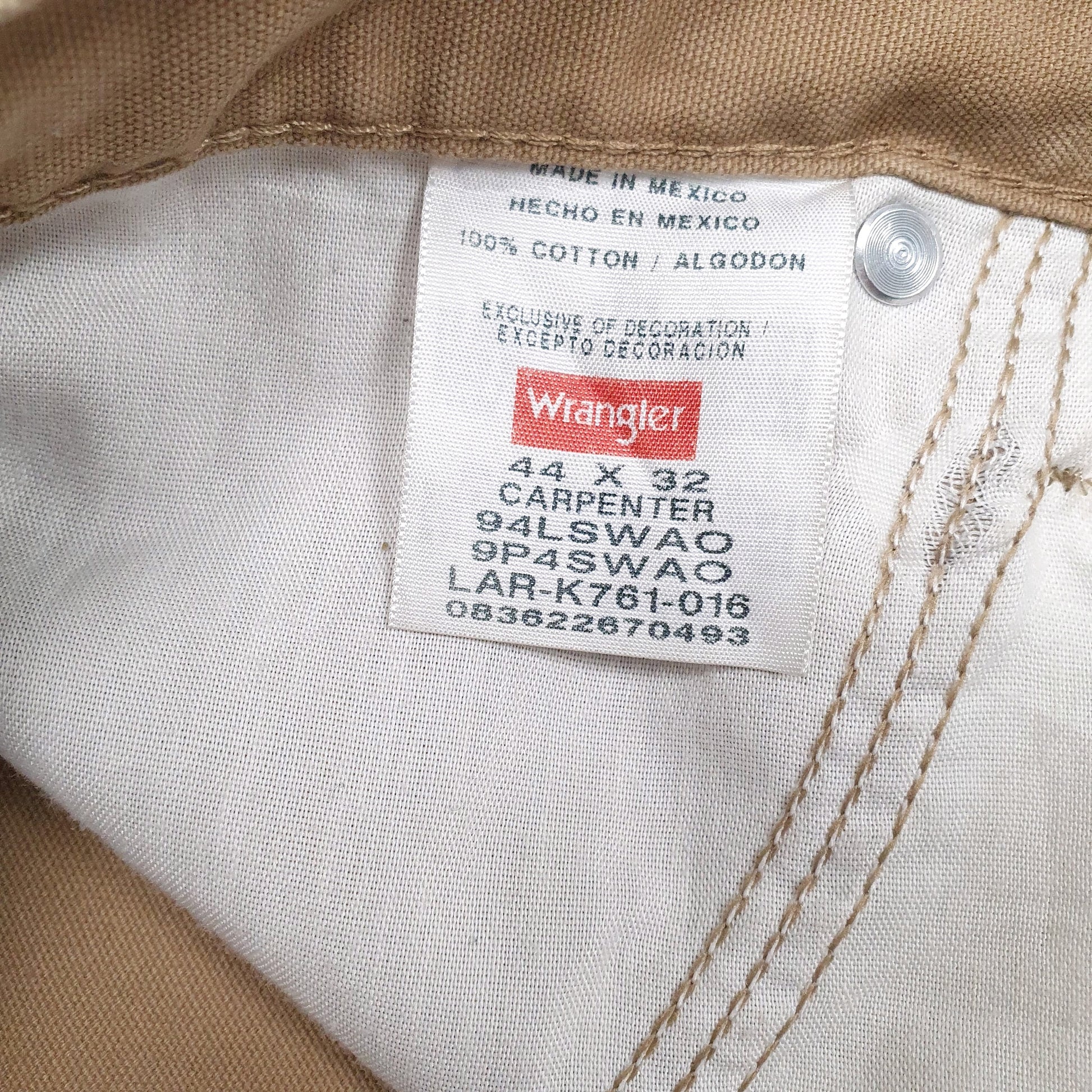 Mens Beige Wrangler   Trousers