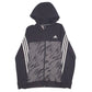 Womens Black Adidas  Full Zip Jumper