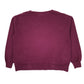 Womens Burgundy Reebok Baggy Loose Fit Crewneck Jumper