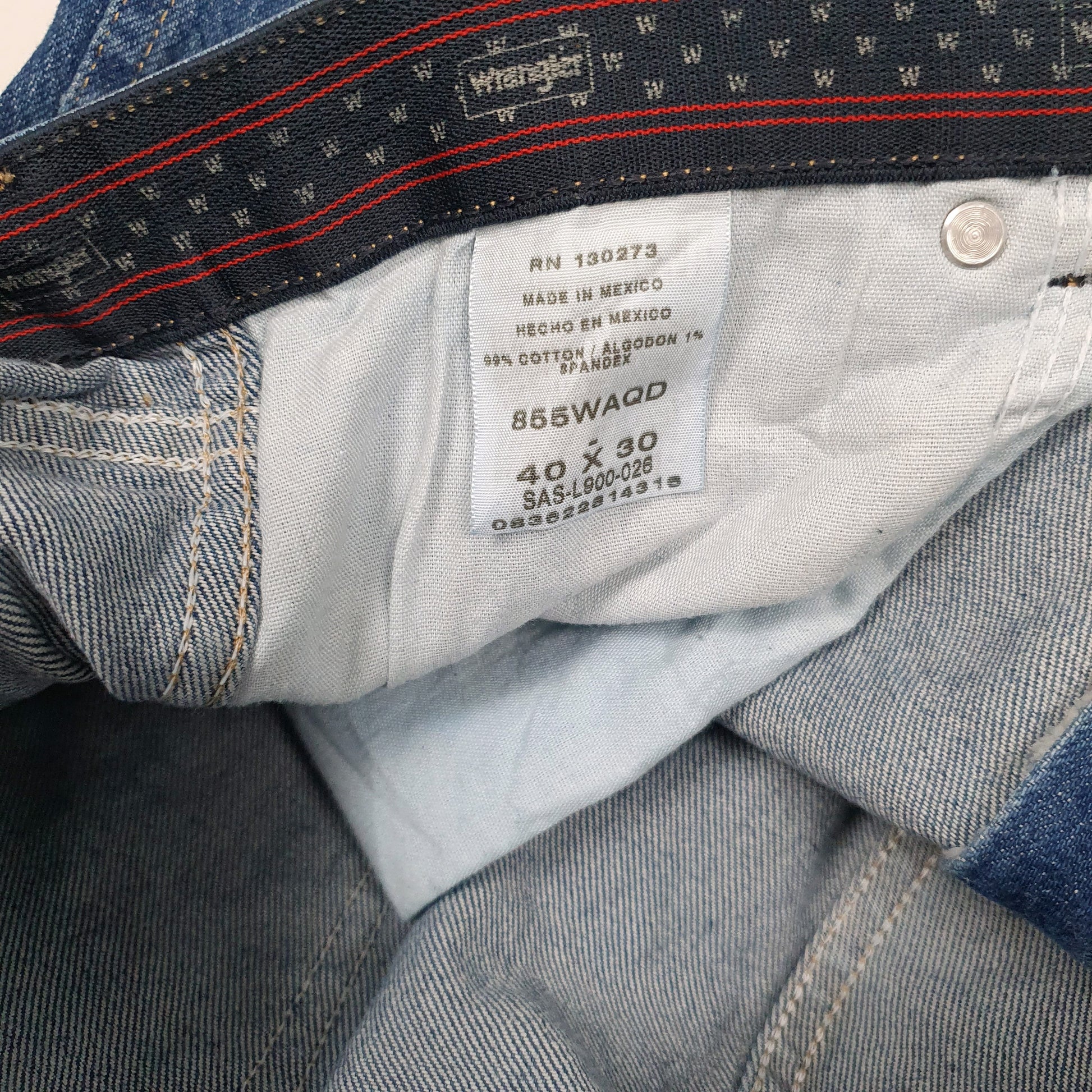 Mens Blue Wrangler Stretch  Jeans